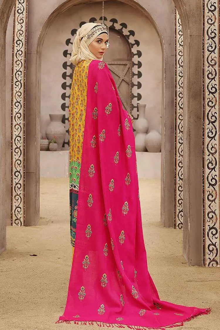 01 Gul e Zarki Cotton Satin Printed Collection Vol 3