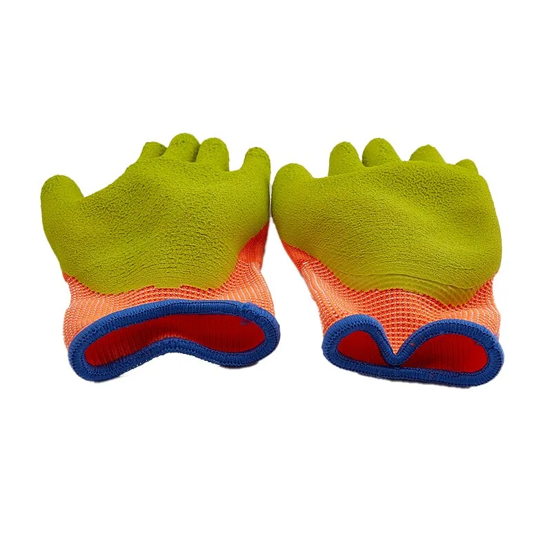 1 Pair Children Garden Planting Gloves Durable Waterproof Gloves Anti-stab Anti-bite Collect Seashells Protective Glove For Kid