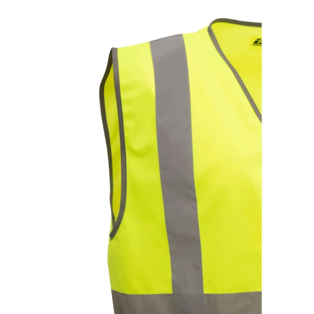 212 Performance VSTGU-8811 General Purpose Hi-Viz Safety Vest, X-Large Yellow;Reflective Gray