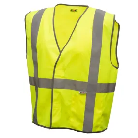 212 Performance VSTGU-8811 General Purpose Hi-Viz Safety Vest, X-Large Yellow;Reflective Gray