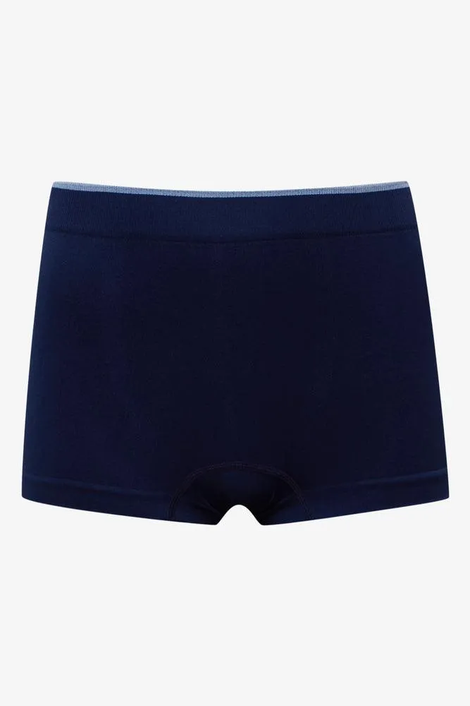 3 Pack Seam-Free Boxers Blue