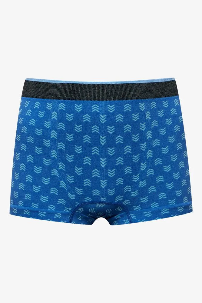 3 Pack Seam-Free Boxers Blue