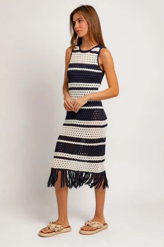 30A Living Crochet Knit Dress