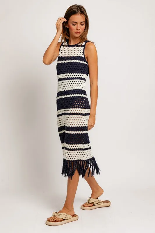 30A Living Crochet Knit Dress