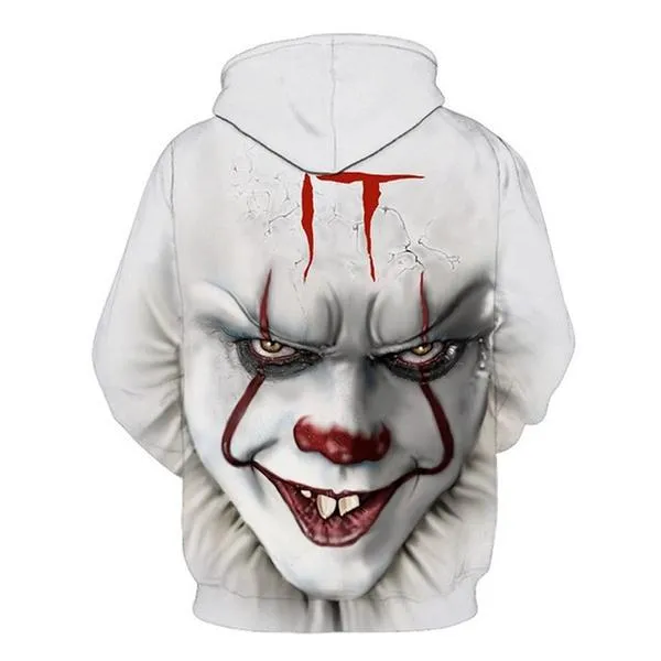 3D Printed The Dancing Clown Hooded Sweatshirt