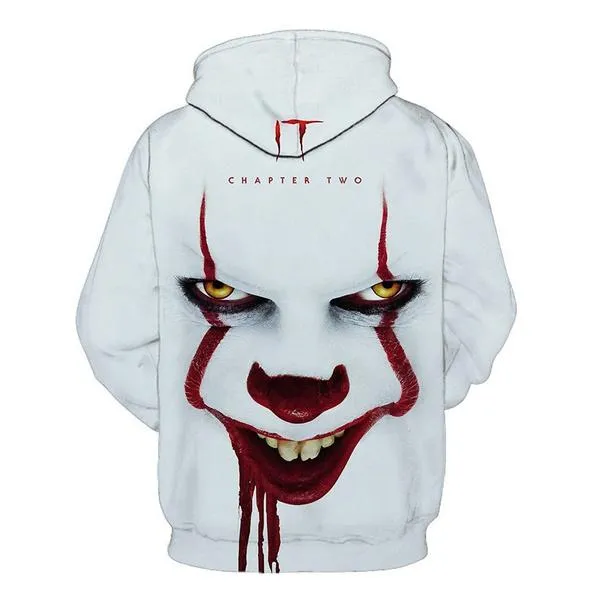 3D Printed The Dancing Clown Hooded Sweatshirt