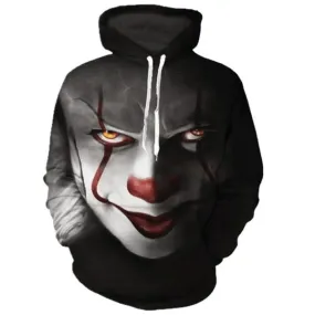 3D Printed The Dancing Clown Hooded Sweatshirt