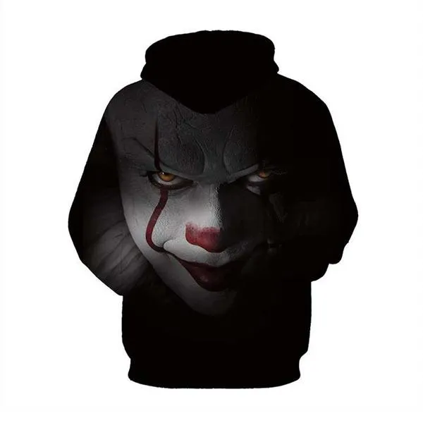 3D Printed The Dancing Clown Hooded Sweatshirt