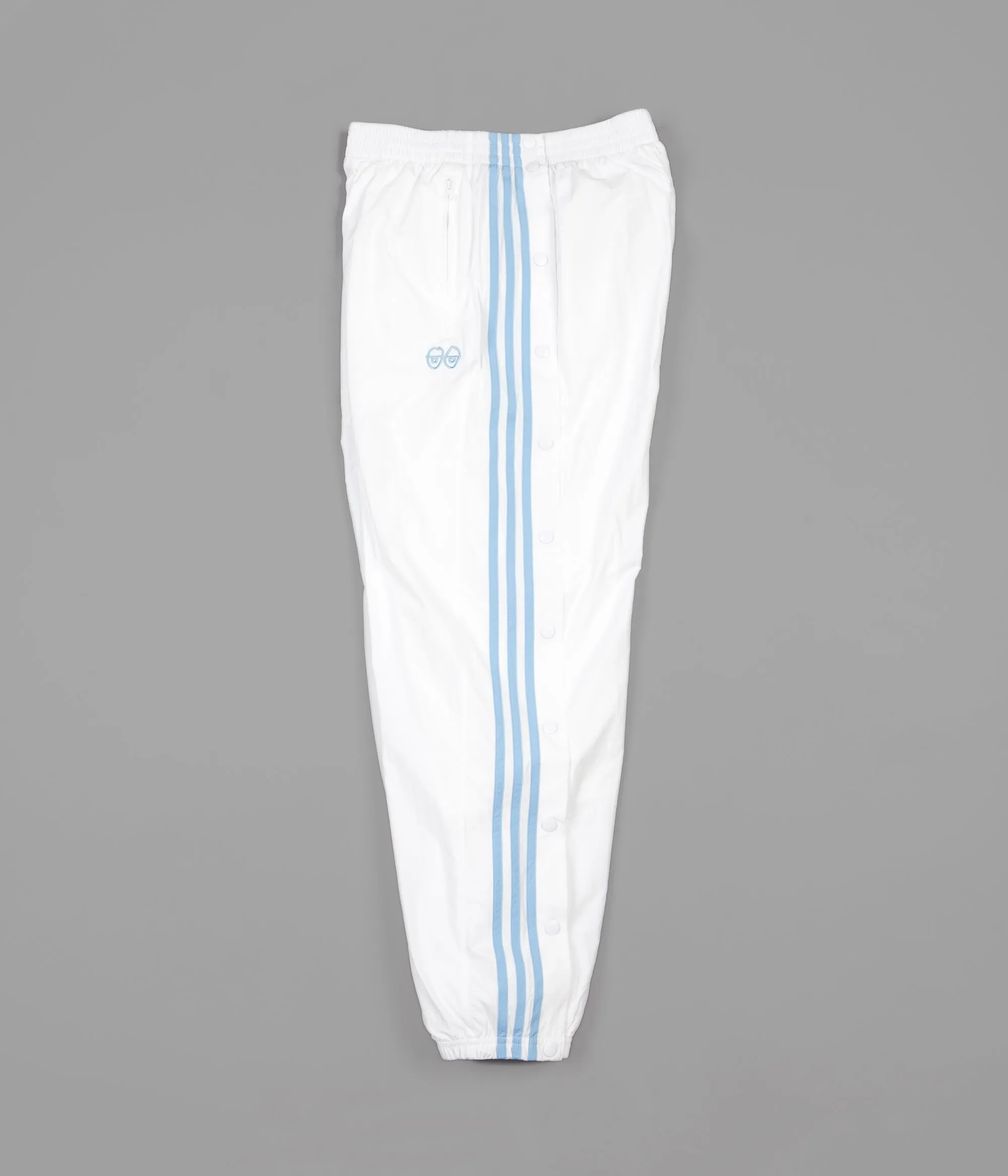 Adidas x Krooked Sweatpants - White / Clear Blue