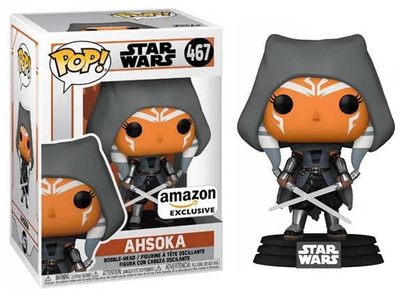 Ahsoka (Hooded w/ Duel Sabers, Mandalorian) 467 - Amazon Exclusive  [Damaged: 7.5/10]