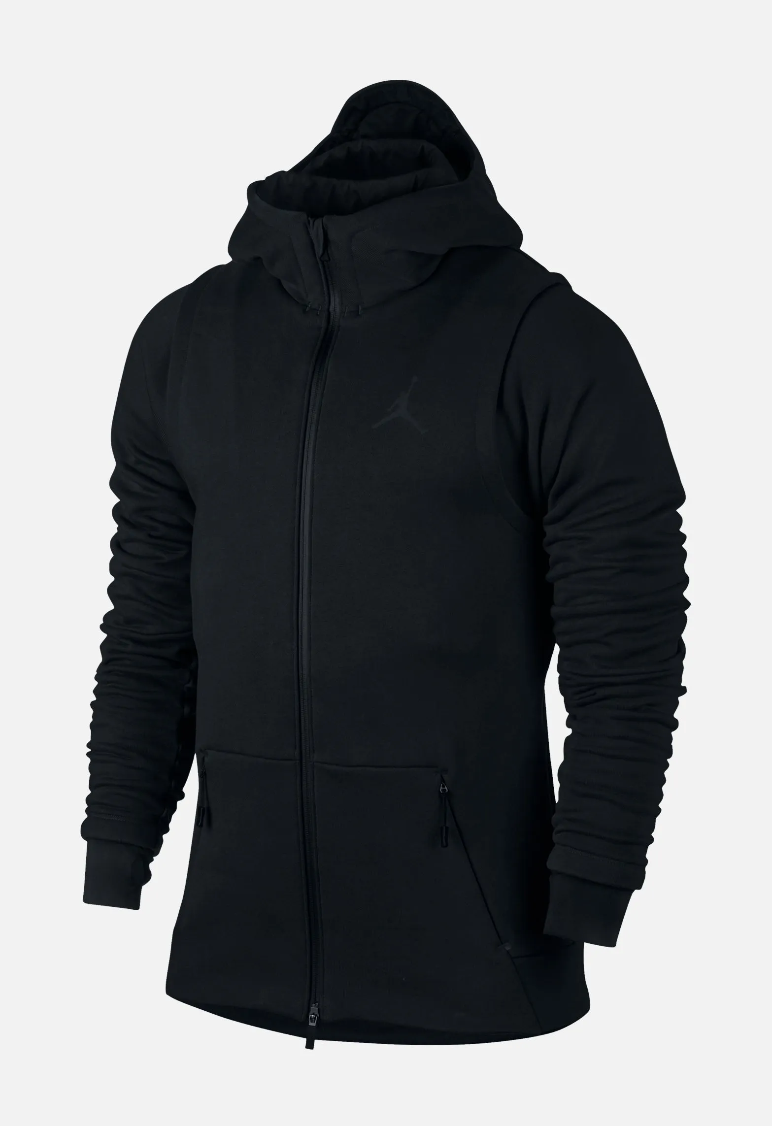 Air Jordan Shield Mens Full Zip Hoodie (Black)