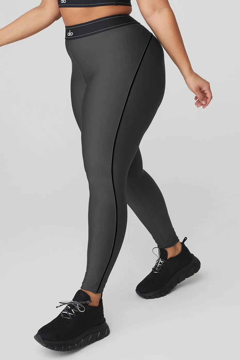 Airlift High-Waist Suit Up Legging - Anthracite/Black