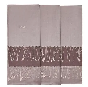 Aker Bi-Color Classy Women Shawl - Dark Gray