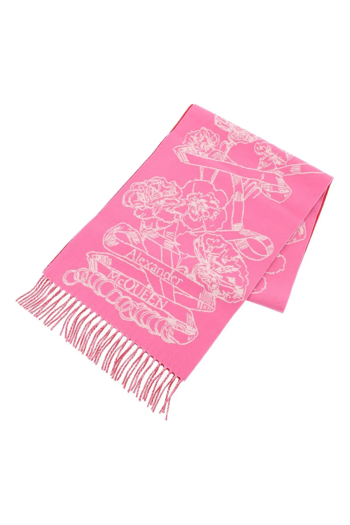 Alexander mcqueen wool reversibile scarf