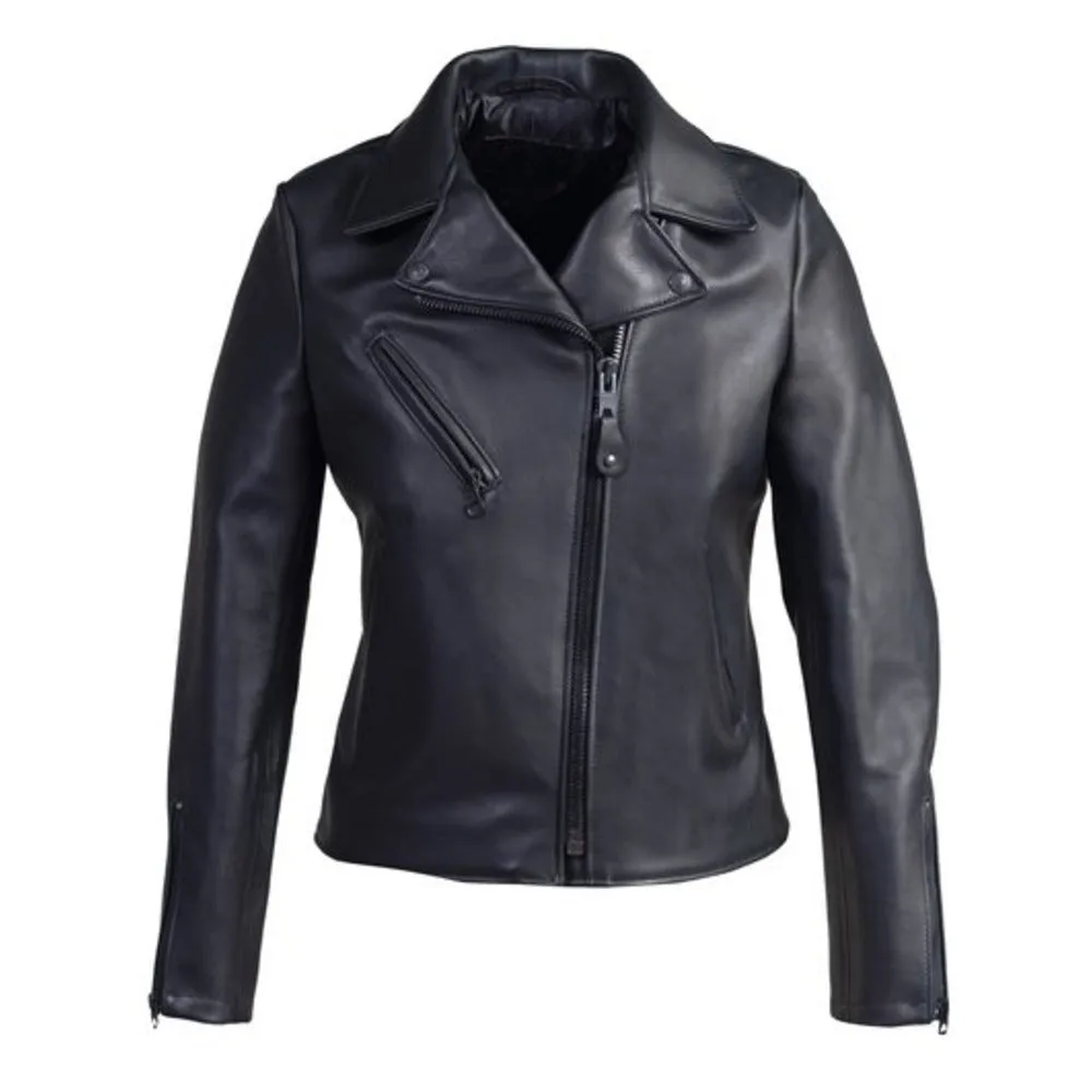 Aliya Moto Leather Jacket for Women