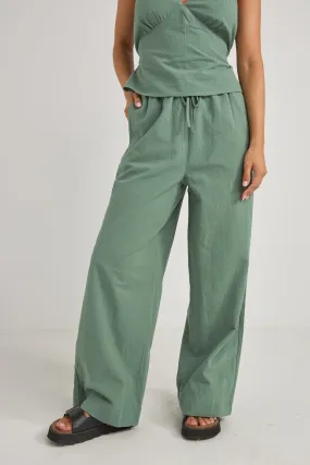 Aruba Drawstring Pant Teal