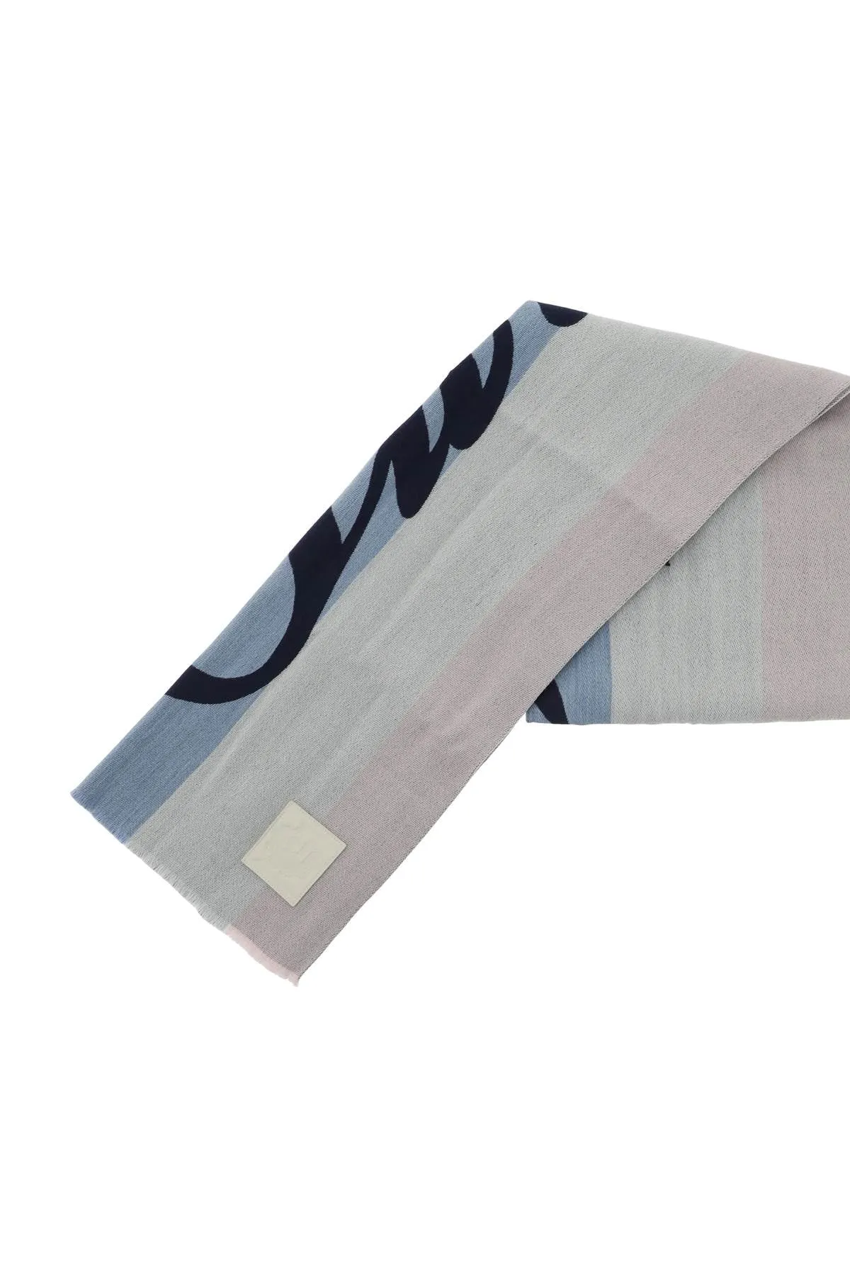 Bally jacquard wool scarf