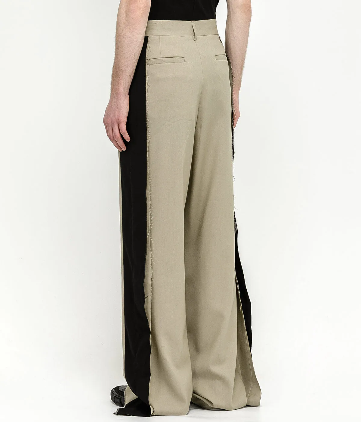 Beige High Waist Pants