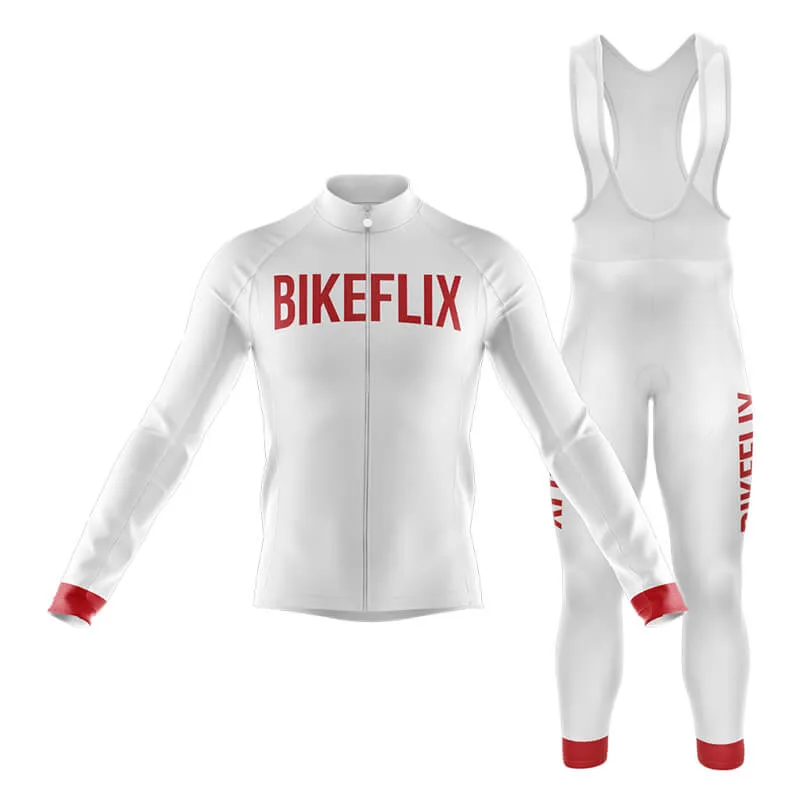 Bikeflix Club Cycling Kit (V2) (White)