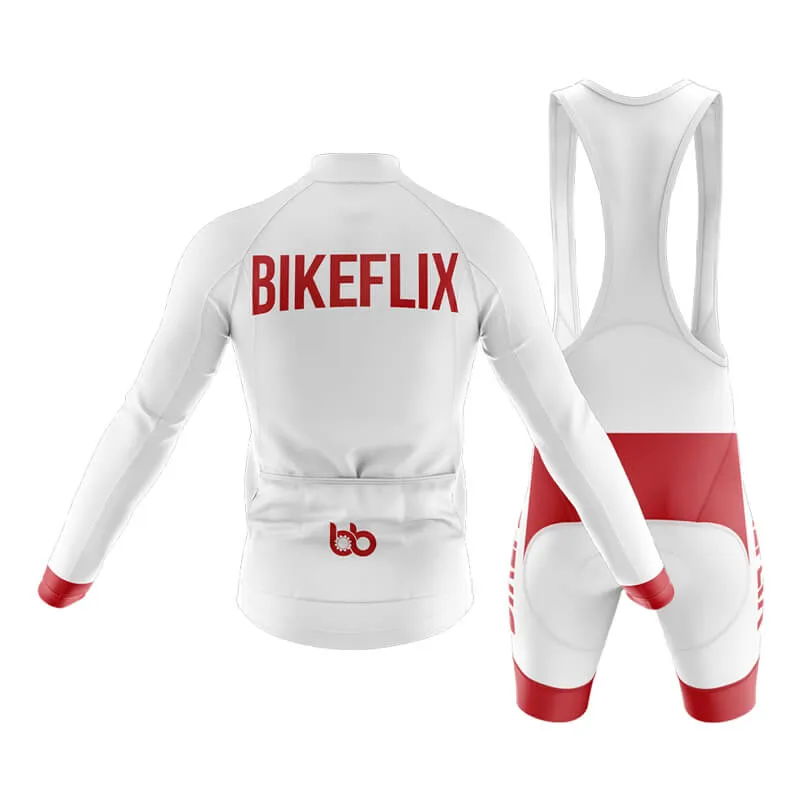 Bikeflix Club Cycling Kit (V2) (White)