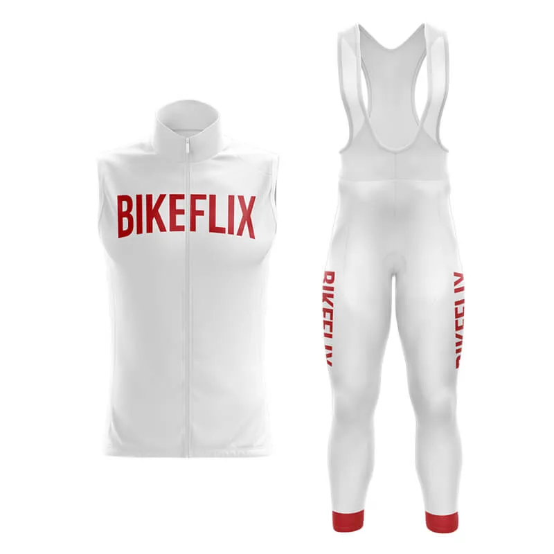 Bikeflix Club Cycling Kit (V2) (White)