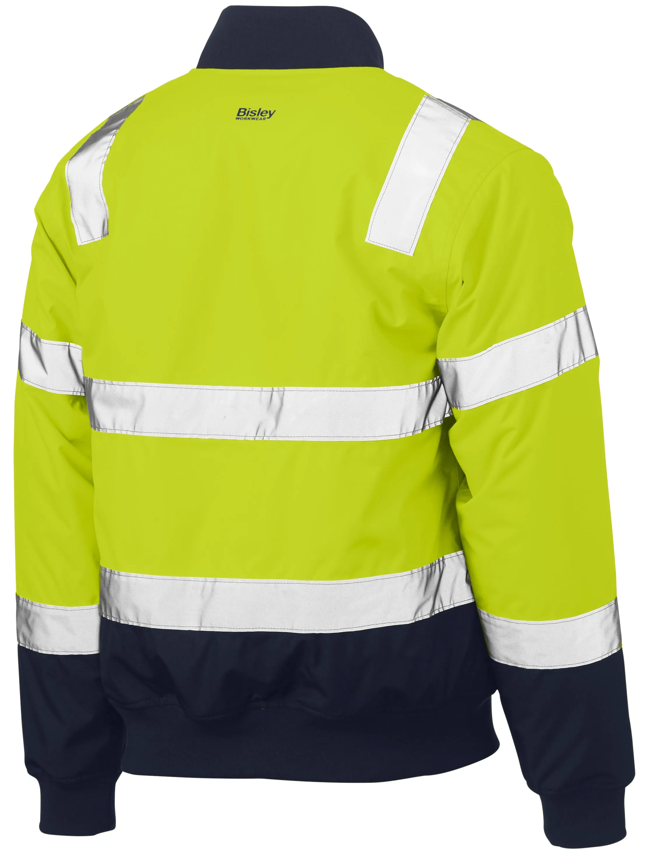 BJ6730T Bisley Taped Two Tone Hi Vis Bomber Jacket