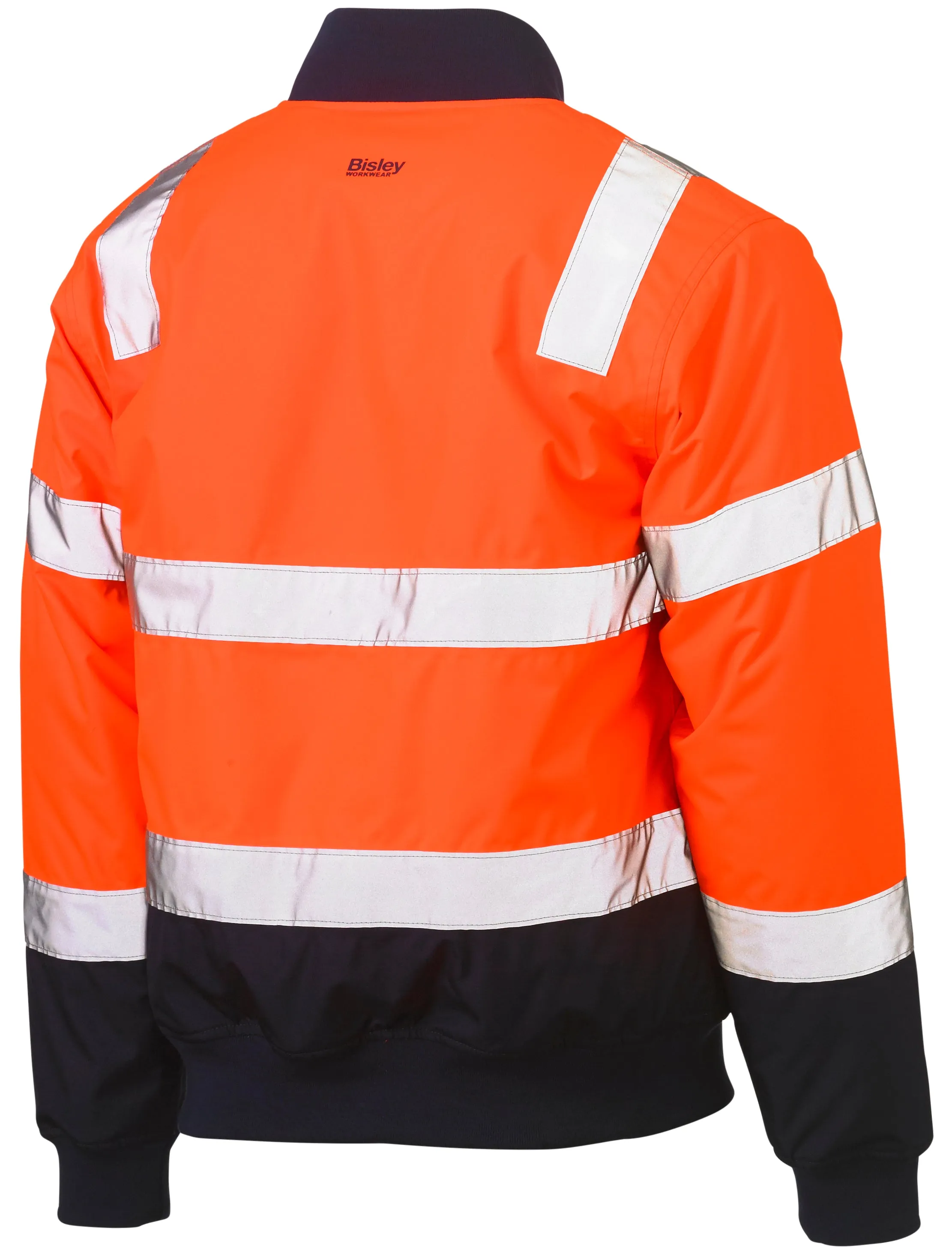 BJ6730T Bisley Taped Two Tone Hi Vis Bomber Jacket