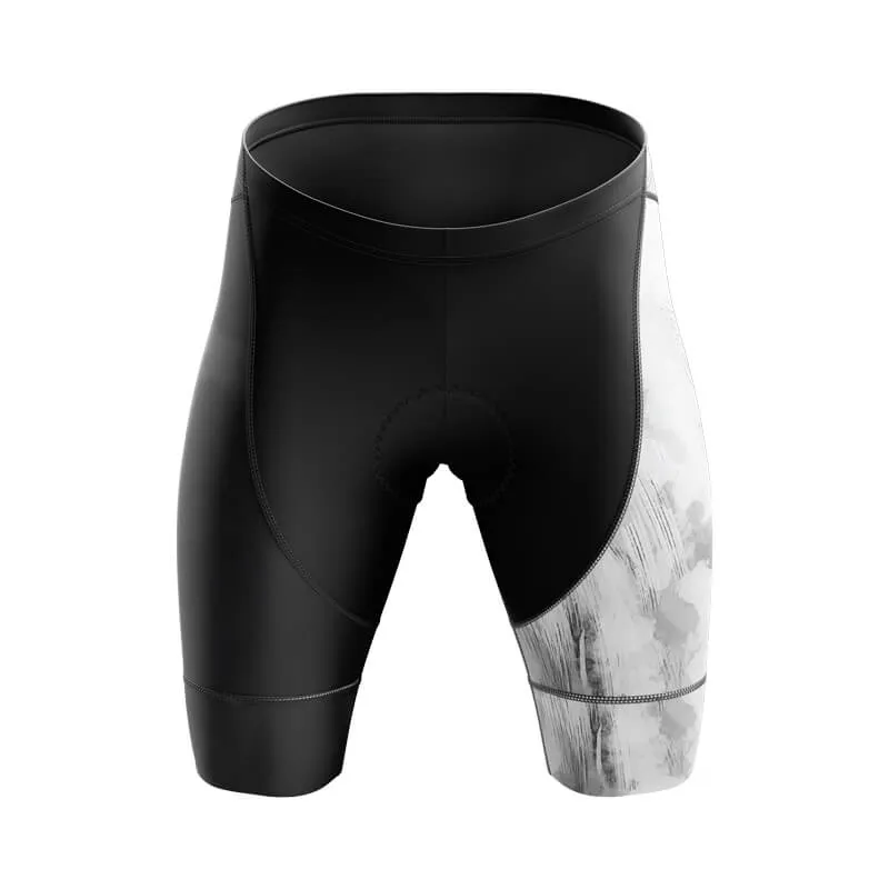 Black and White Wolf (V1) Shorts & Pants