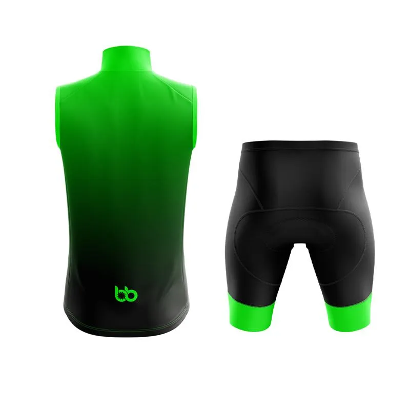 Black to Green Club Cycling Kit