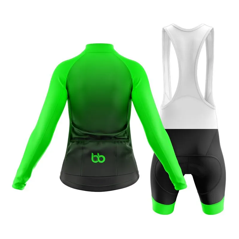 Black to Green Club Cycling Kit