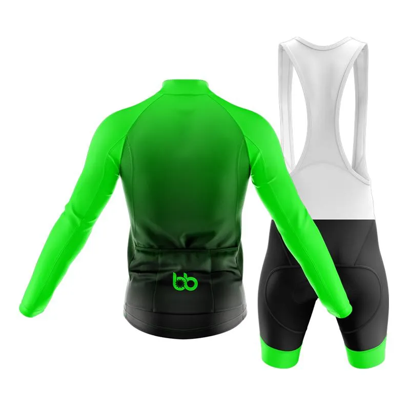 Black to Green Club Cycling Kit