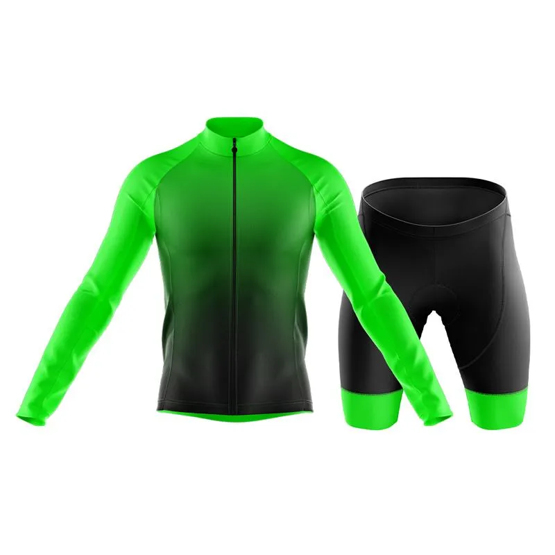 Black to Green Club Cycling Kit