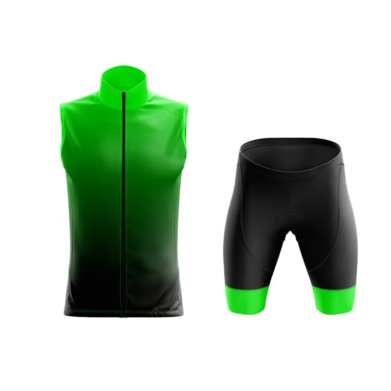 Black to Green Club Cycling Kit