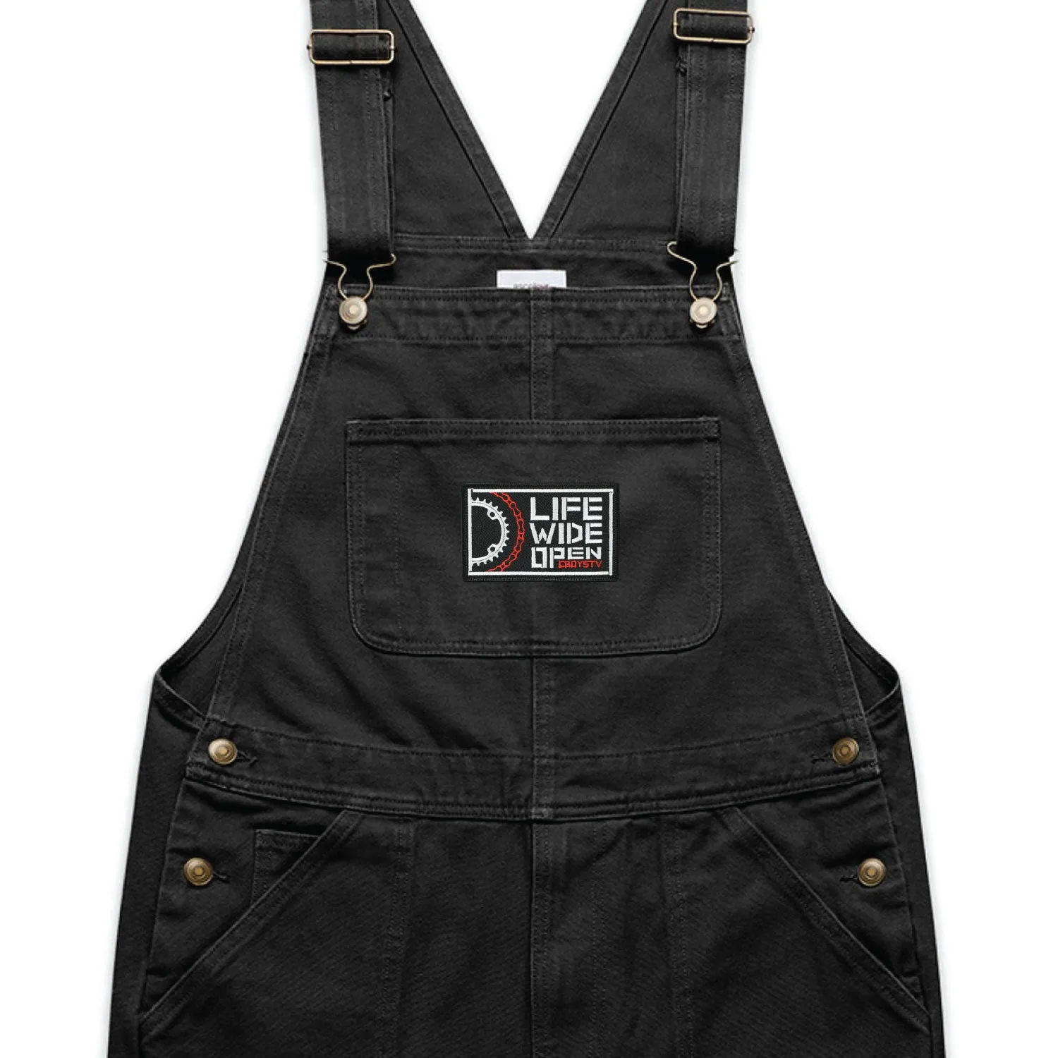 Black Workwear Overall LWO Bibs