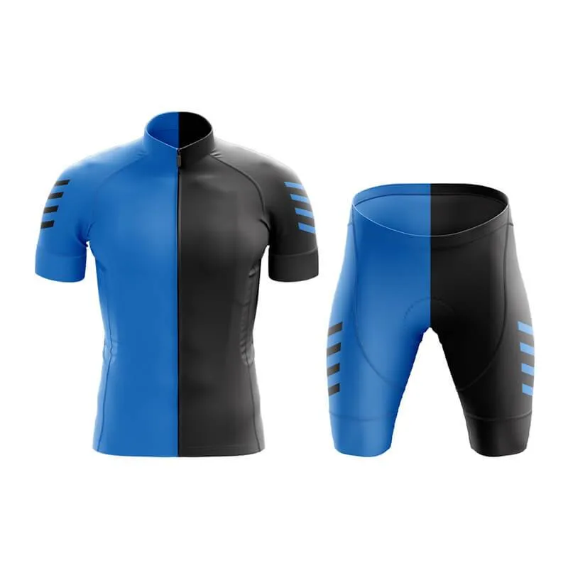 Blue and Black Club Cycling Kit