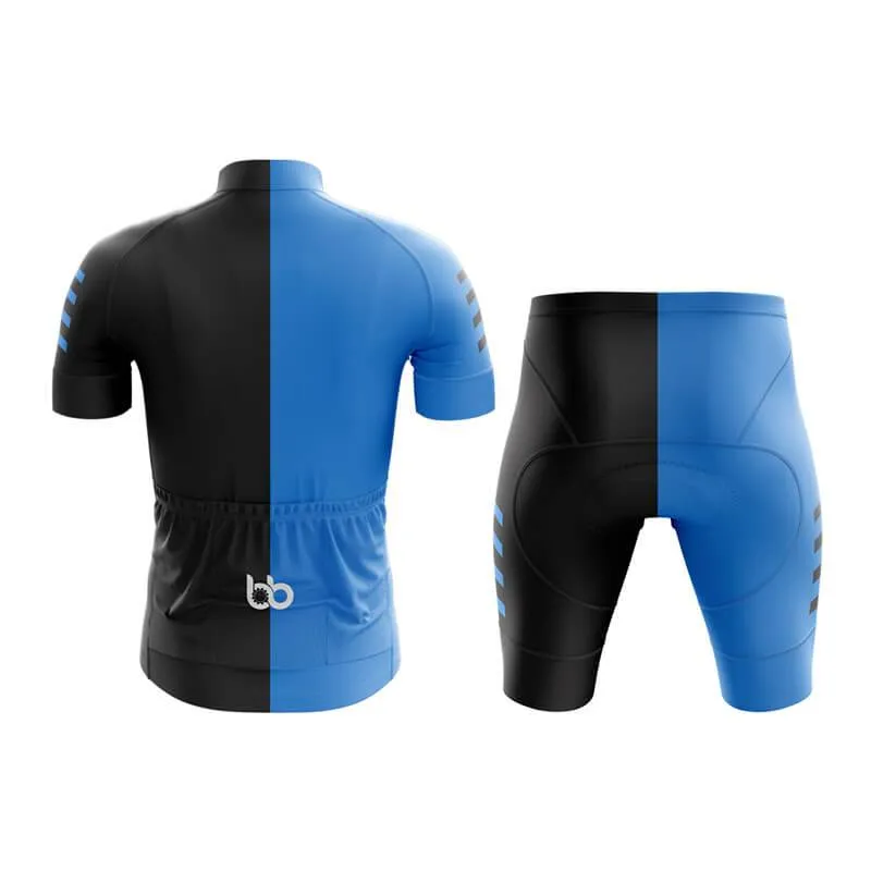 Blue and Black Club Cycling Kit