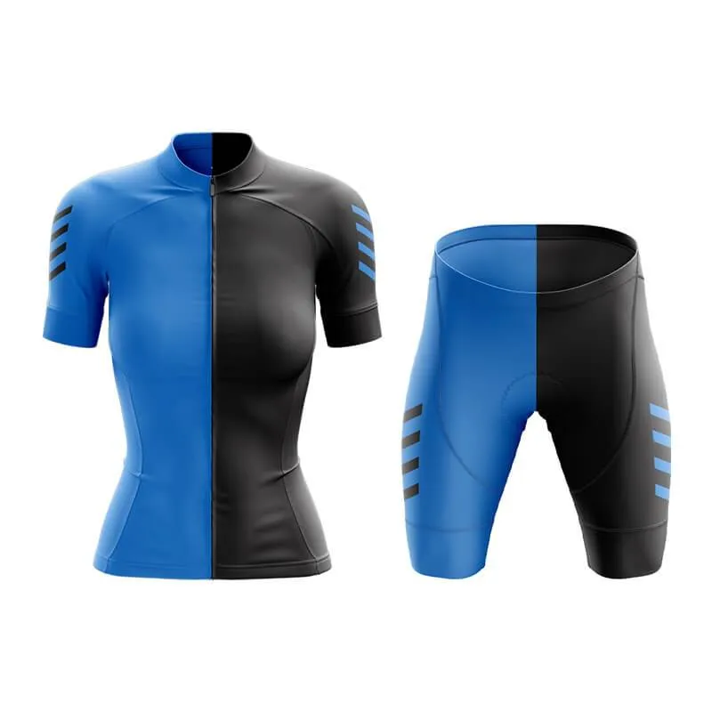 Blue and Black Club Cycling Kit