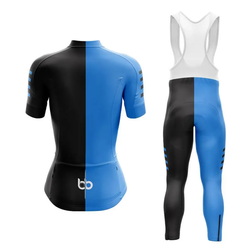 Blue and Black Club Cycling Kit