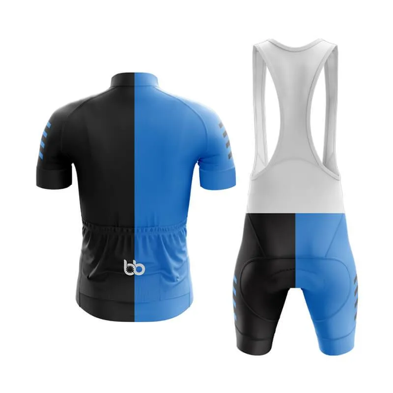 Blue and Black Club Cycling Kit