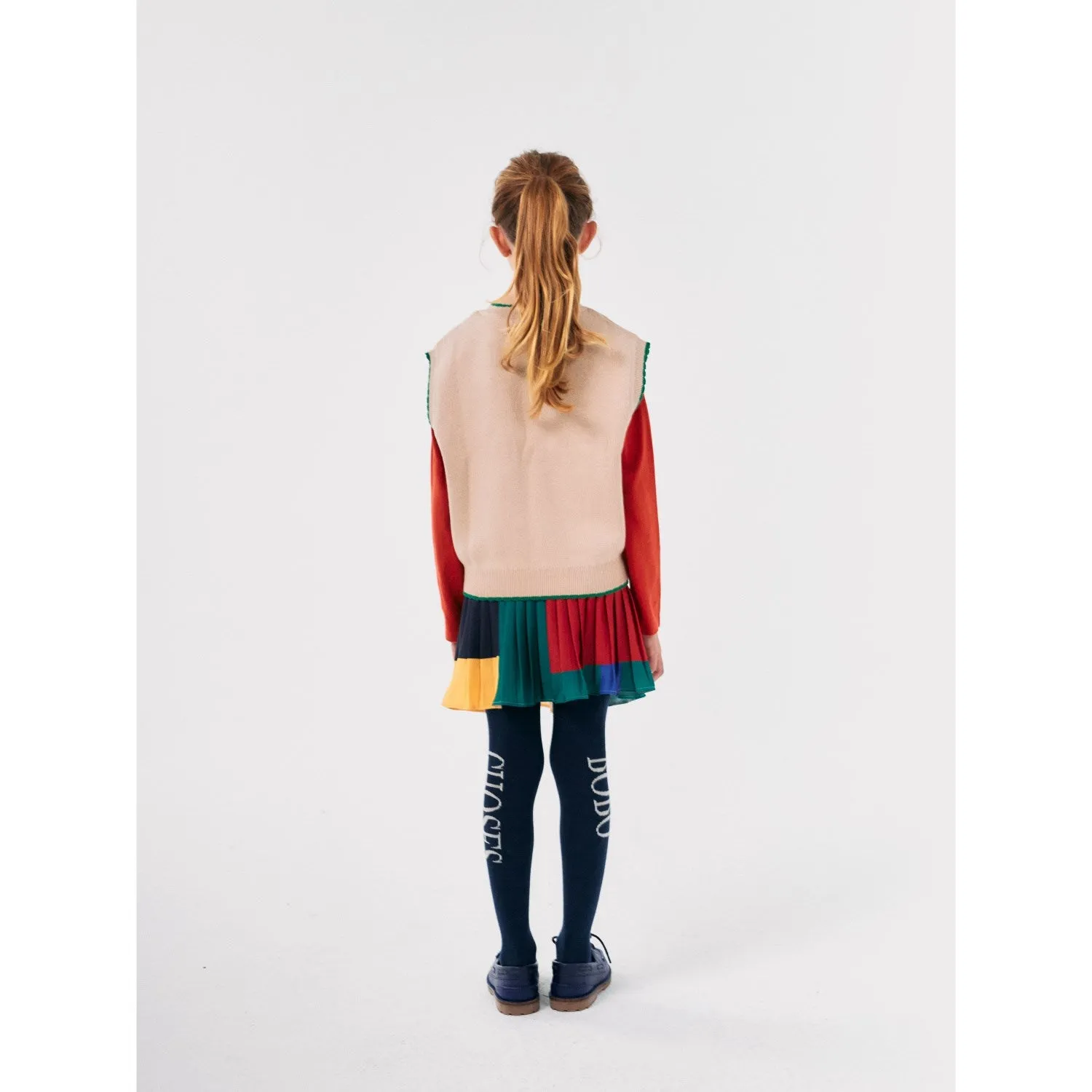 Bobo Choses Offwhite Fairy DAnd Jacquard Knitted Vest