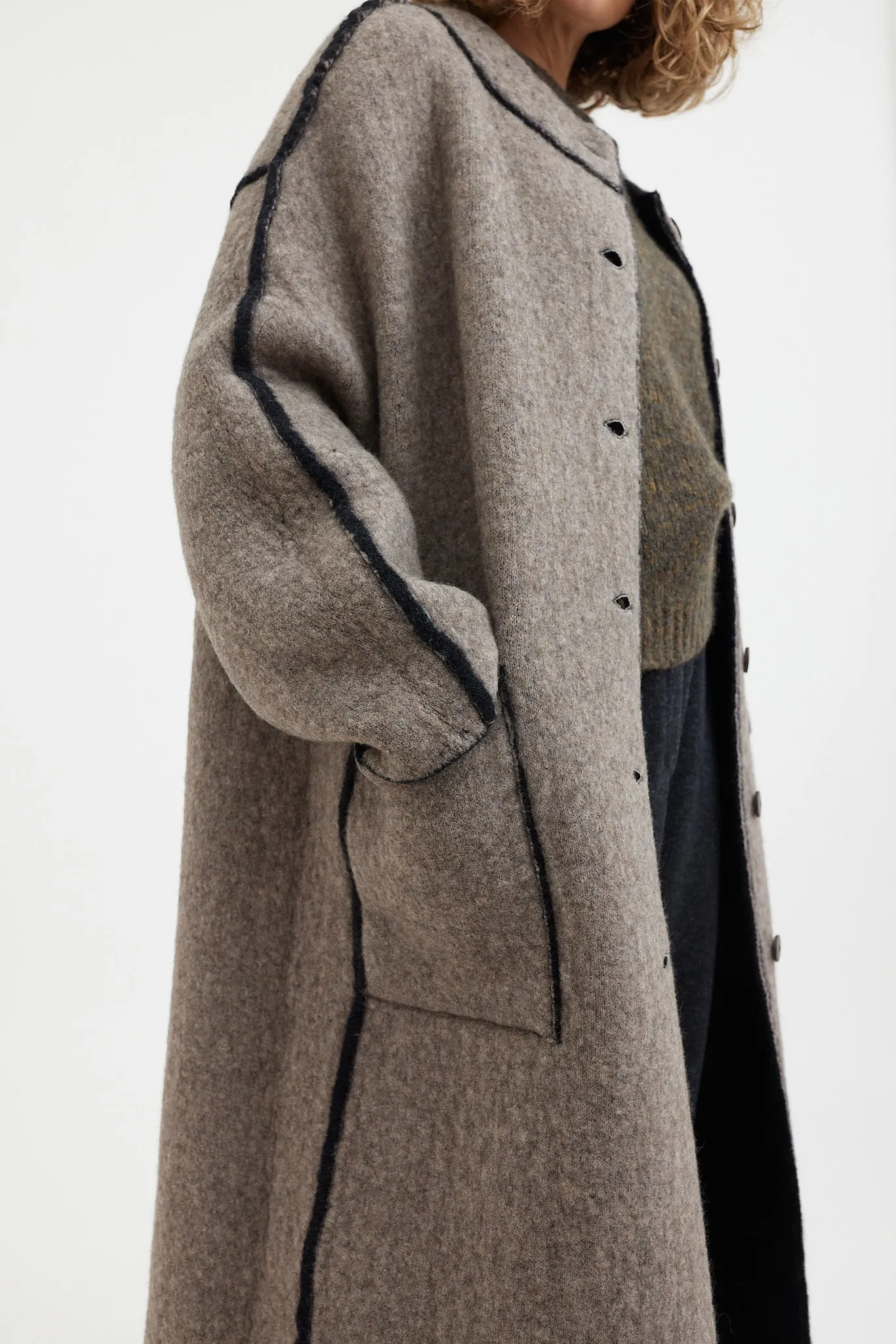 Boboutic - Round Neck Coat