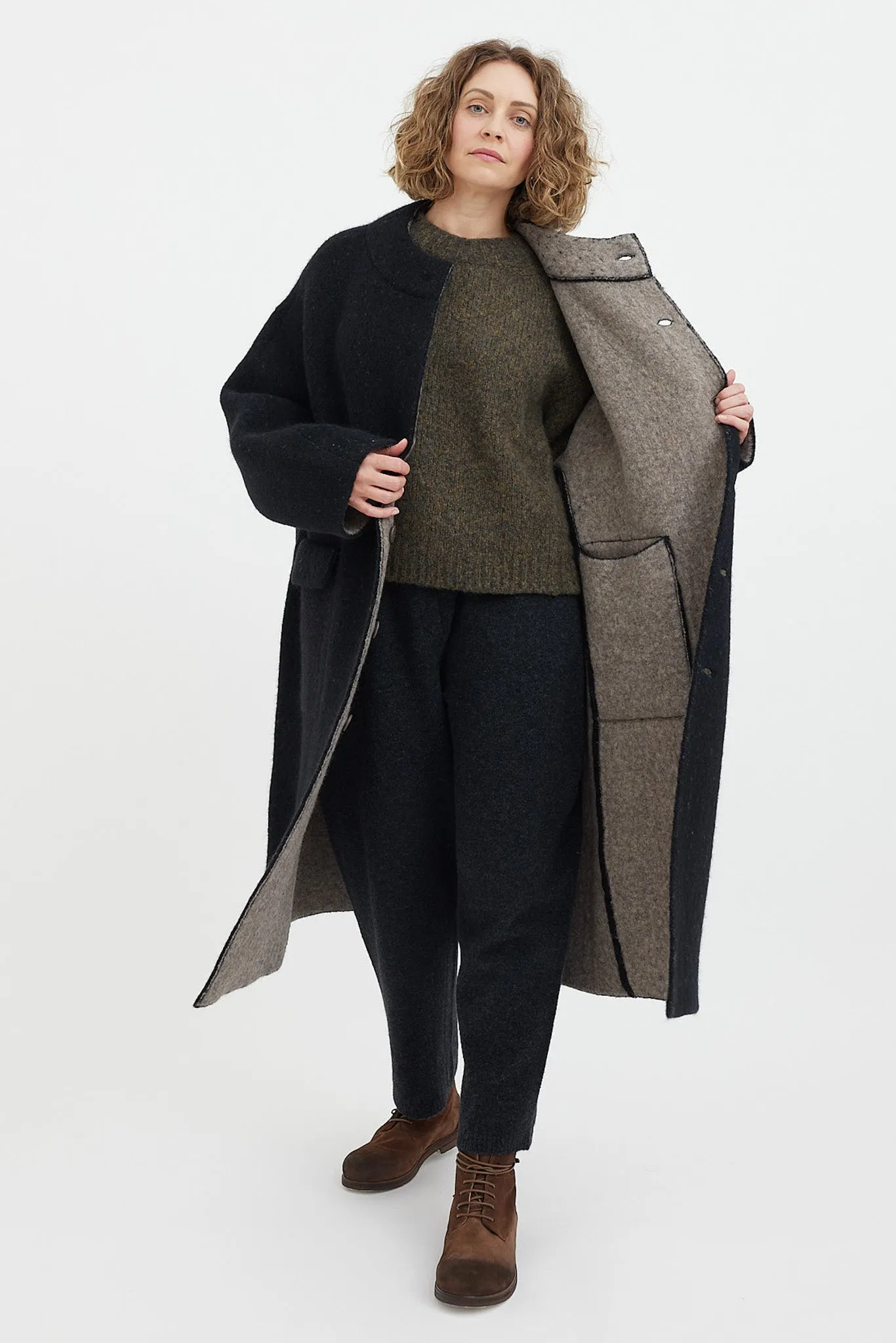 Boboutic - Round Neck Coat