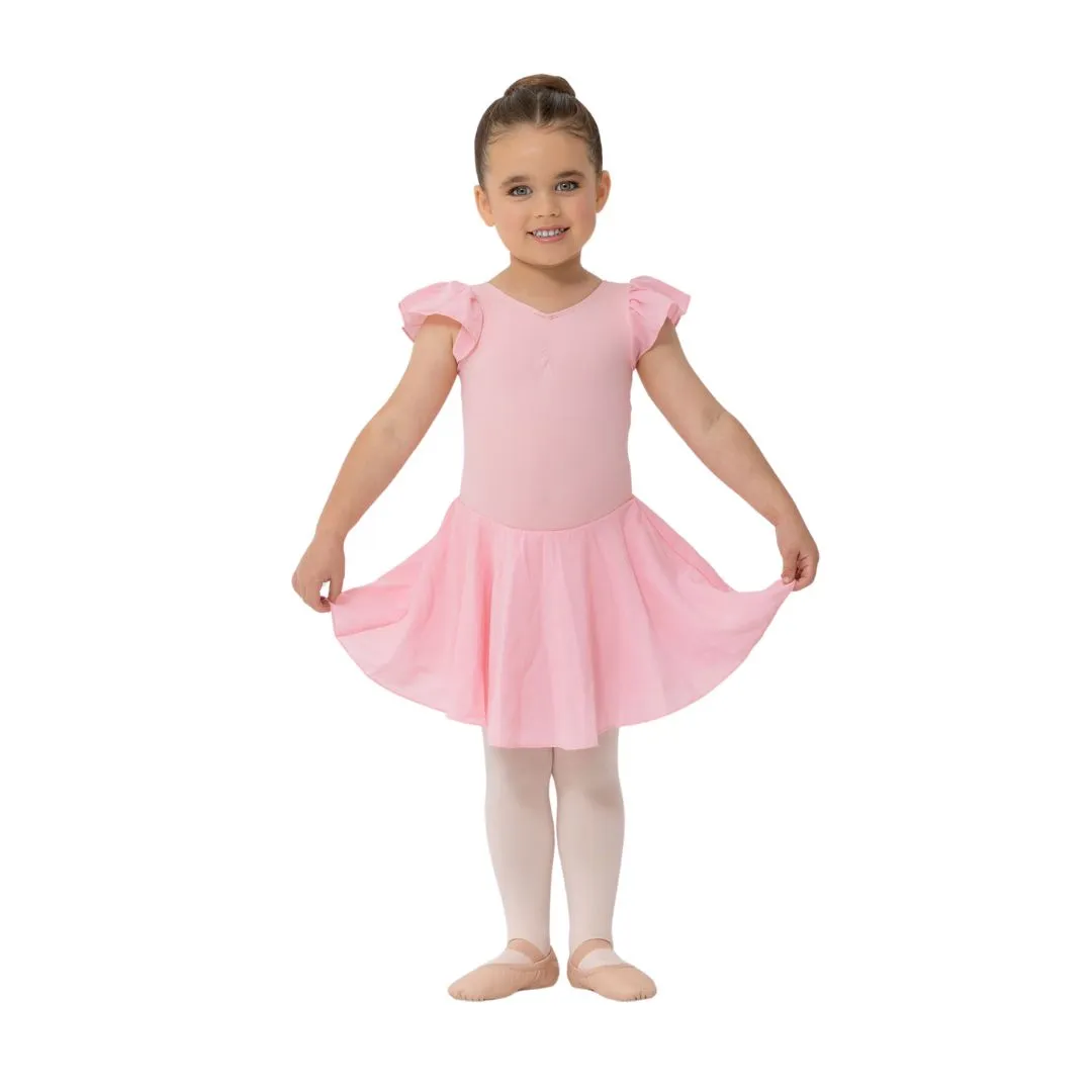 Cap Sleeve Chiffon Dress Tactel Child