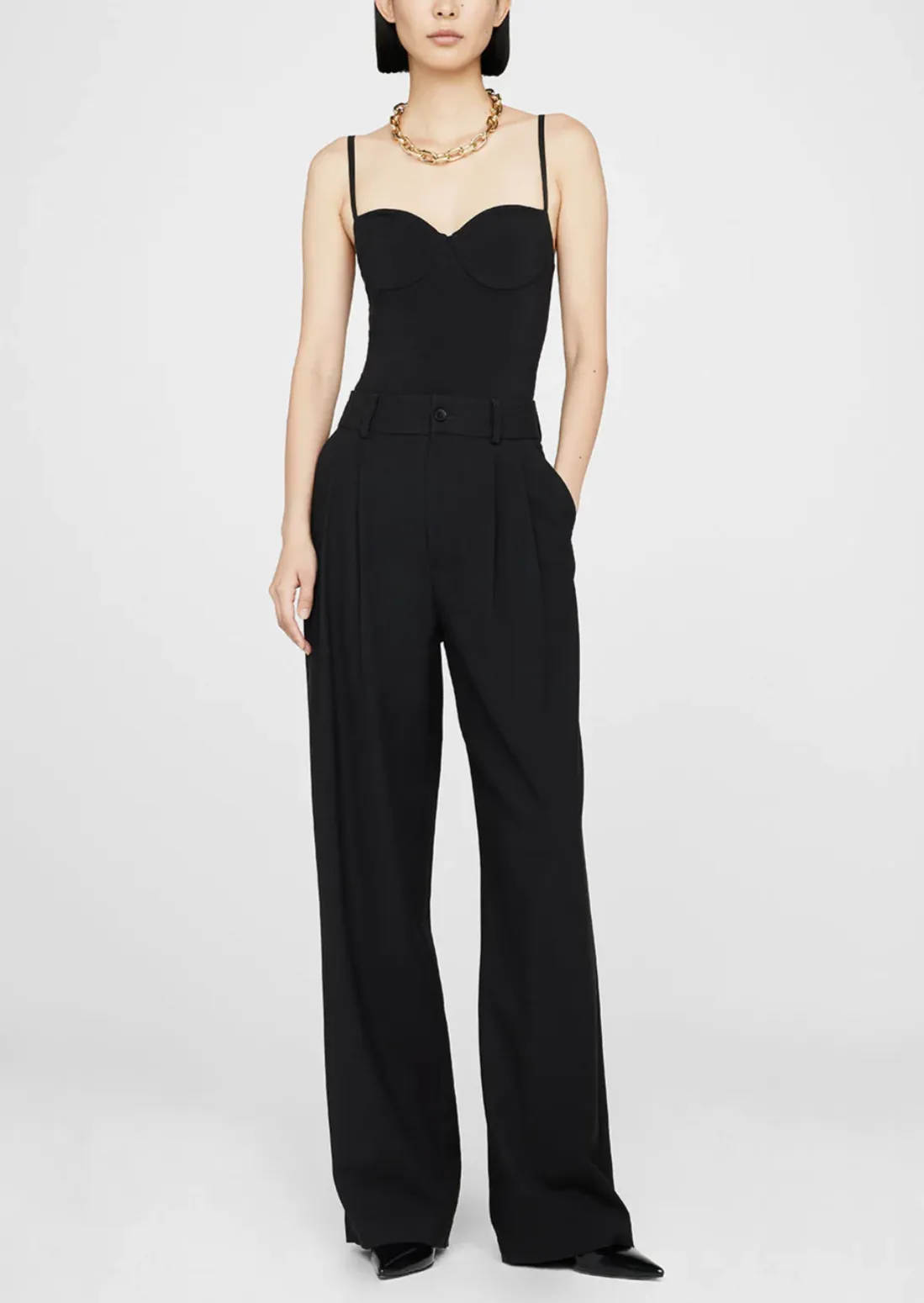 Carrie Pant - Black Twill