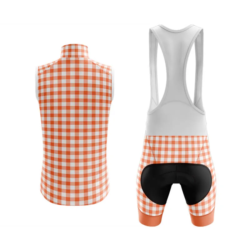 Checkered (Coral) Club Cycling Kit