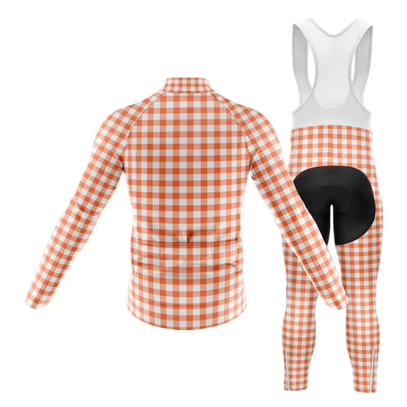 Checkered (Coral) Club Cycling Kit