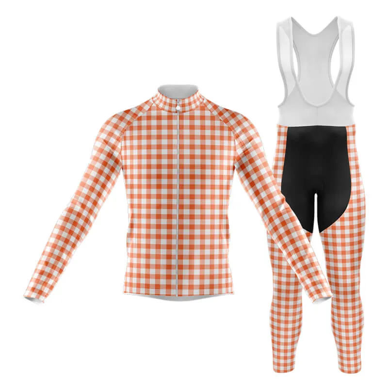 Checkered (Coral) Club Cycling Kit