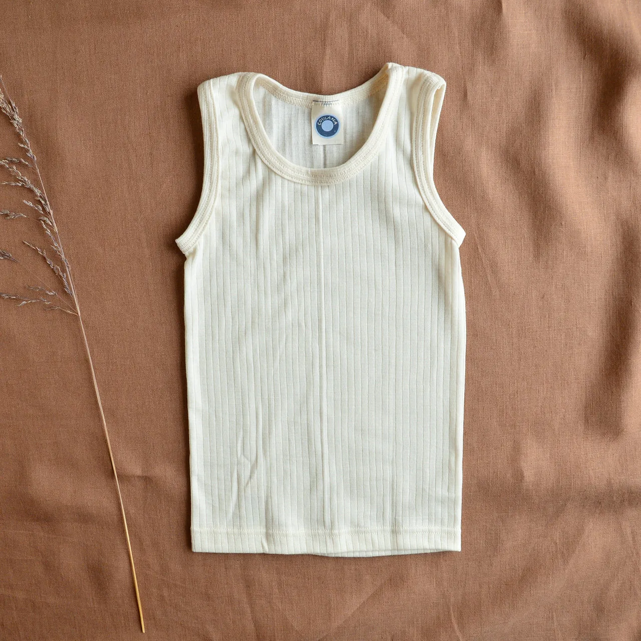 Child's Sleeveless Vest - Organic Cotton/Merino/Silk (1-12y)