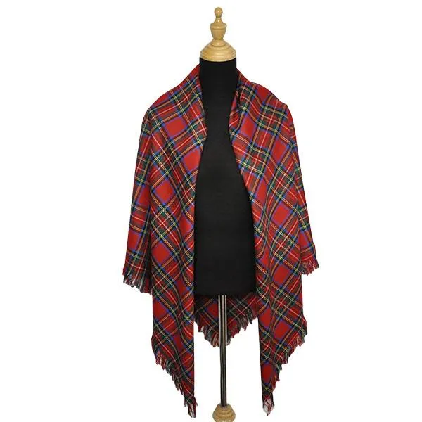 Clergy Green Ancient Light Weight Tartan Shawl