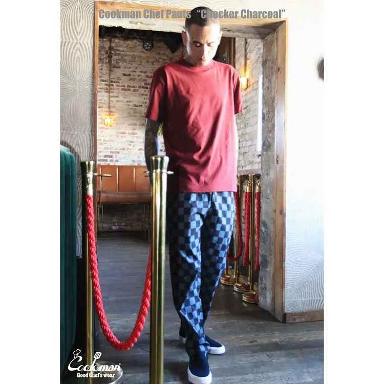 Cookman Chef Pants - Checker : Charcoal